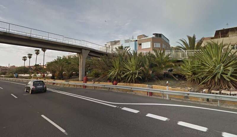 La autovía GC-1 a su paso por Las Huesas (Foto TA)